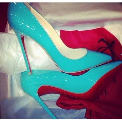 Christian Louboutin So Kate 120mm turquoise